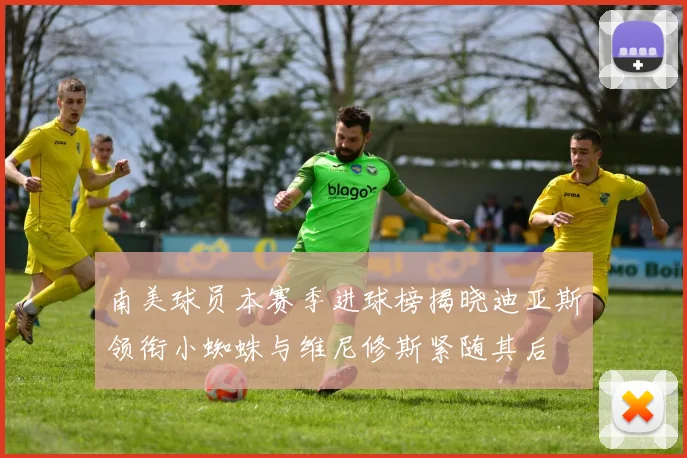 南美球员本赛季进球榜揭晓迪亚斯领衔小蜘蛛与维尼修斯紧随其后